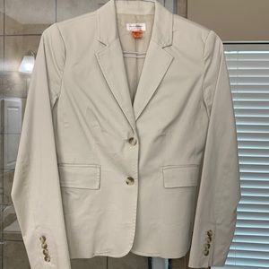 Womens cream blazer.